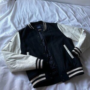 Varsity bomber jacket